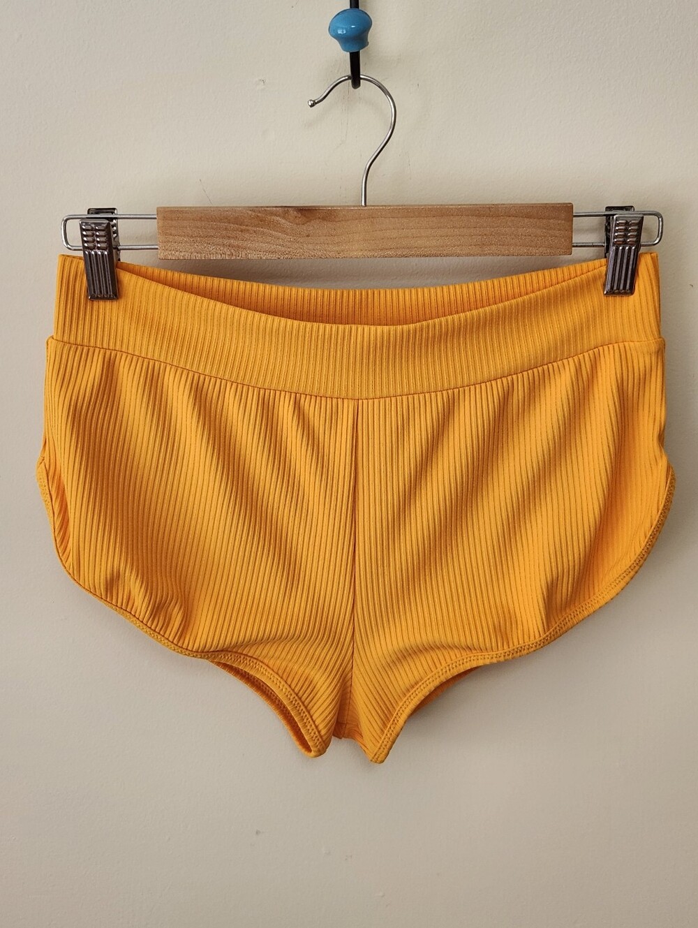 Tropic of C Ribbed Swim Shorts in Marigold - L